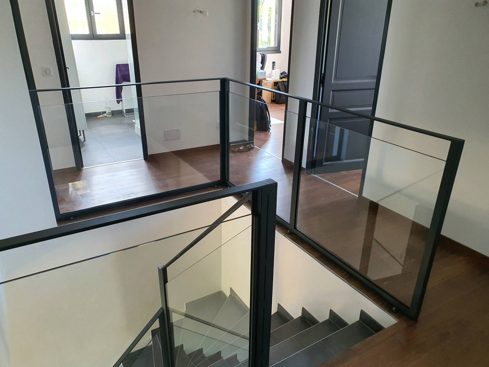 garde corps en verre sur la commune de caveirac