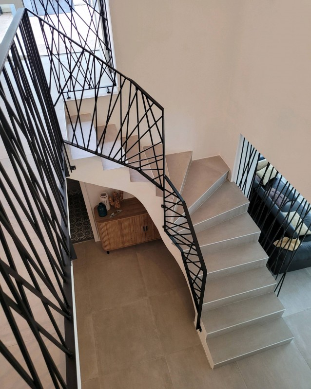 garde corps d'escalier sur la commune de perols